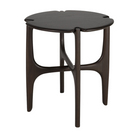 The PI Side Table from Ethnicraft made from solid mahogany tainted dark brown.