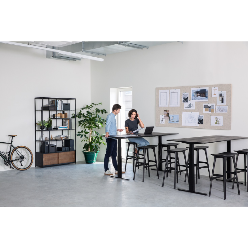 The Studio rack by Alain van Havre was designed to make your office, workshop, studio or lounge a lovely place to spend time in. It becomes even more lovely when adorned with personal objects, some nice plants and a warm light.
