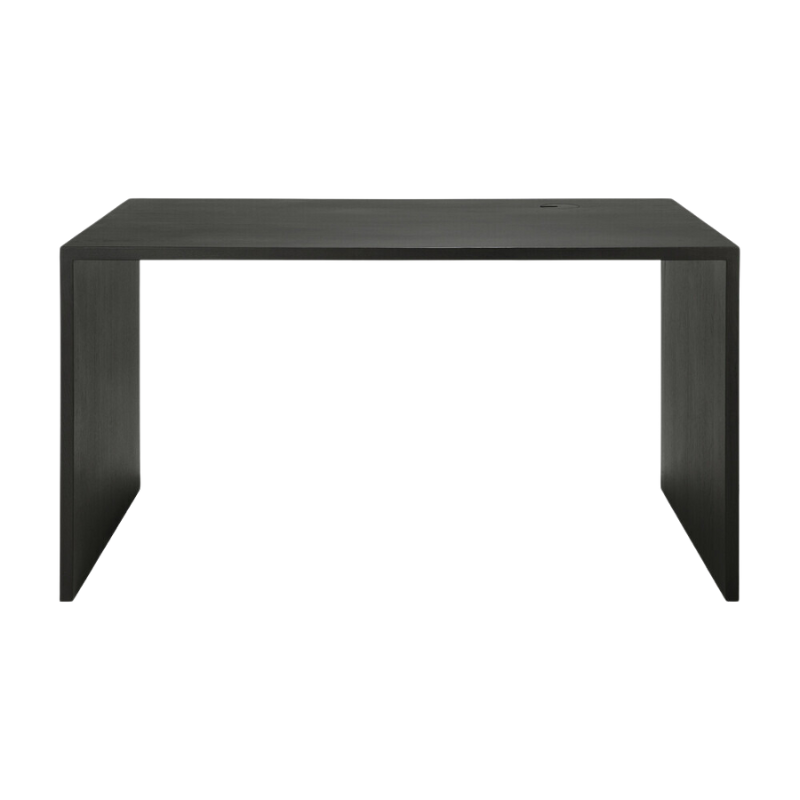 The 55 inch U Desk from Ethnicraft in black stained oak.