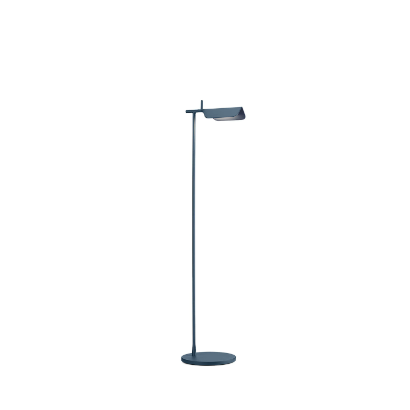A brand new edition of the Tab family, now with new capabilities and new colors. This new edition of the Tab floor lamp has an adjustable head with 90-degree rotation capability while emitting non-dimmable, direct light.