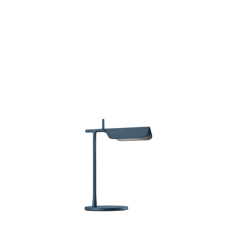 This is the Tab Table Lamp from FLOS in matte blue.
