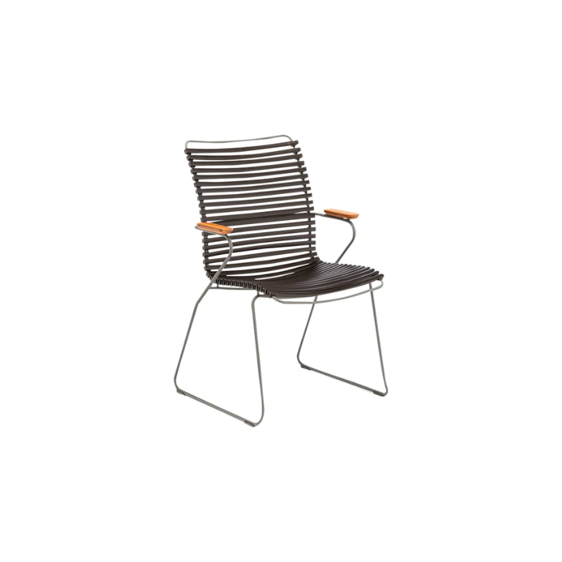 The CLICK Tall Dining Chair enhances your dining experience with its high backrest designed for superior back support.