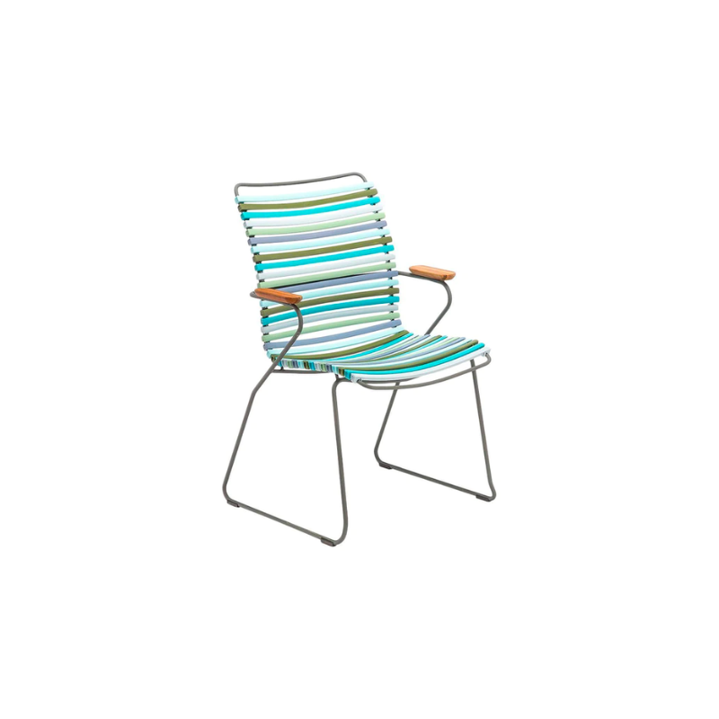 The CLICK Tall Dining Chair enhances your dining experience with its high backrest designed for superior back support.