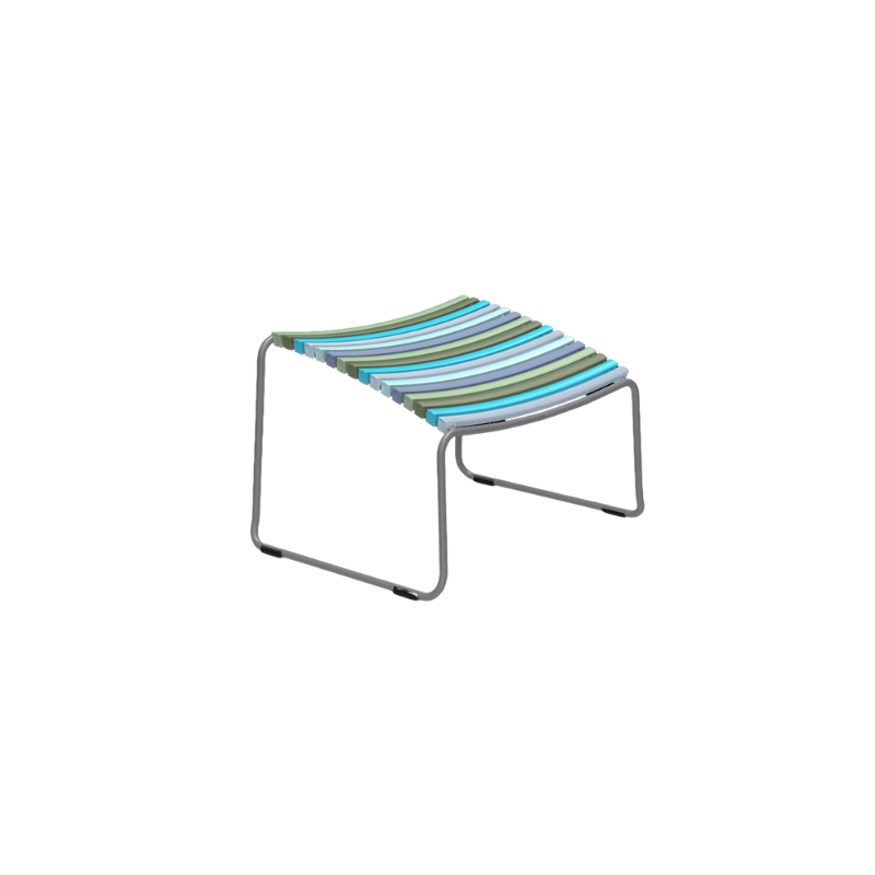 The CLICK Footrest is designed to improve comfort when used with the CLICK Lounge chair or CLICK Position chair. It features replaceable lamellas, allowing you to easily change colors and customize the look to your liking.