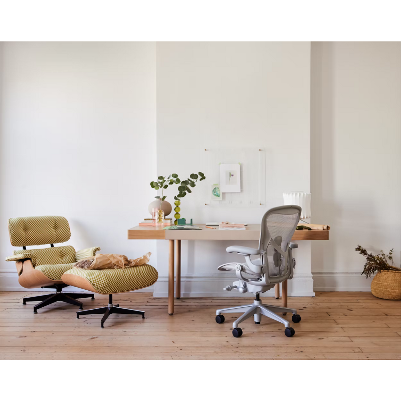 The Aeron Chair from Herman Miller in a home office.