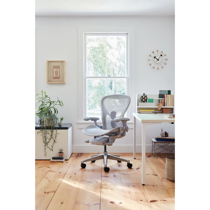 The Aeron Chair from Herman Miller in a residential shot.