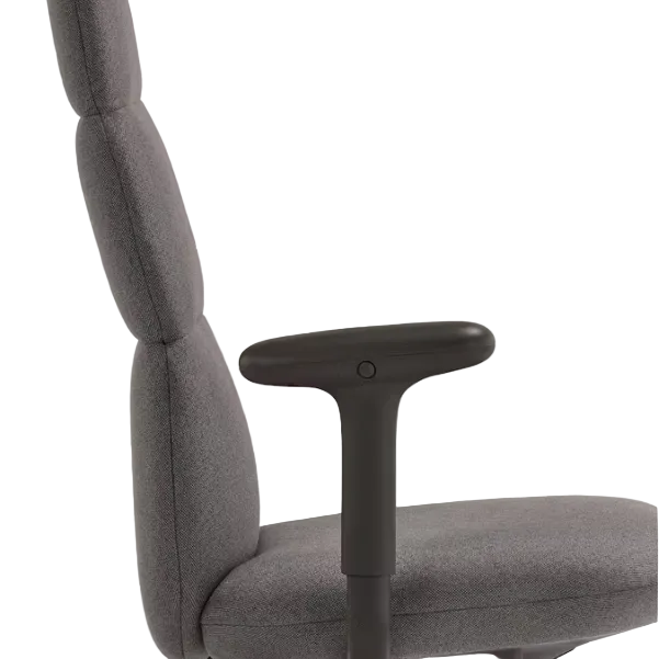 The Asari Chair from Herman Miller in a image showing the adjustable arms.