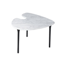 The Cyclade Table from Herman Miller in mid, carrara mrable.
