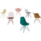 The three chair variations within the Eames collection, all from Herman Miller x HAY.
