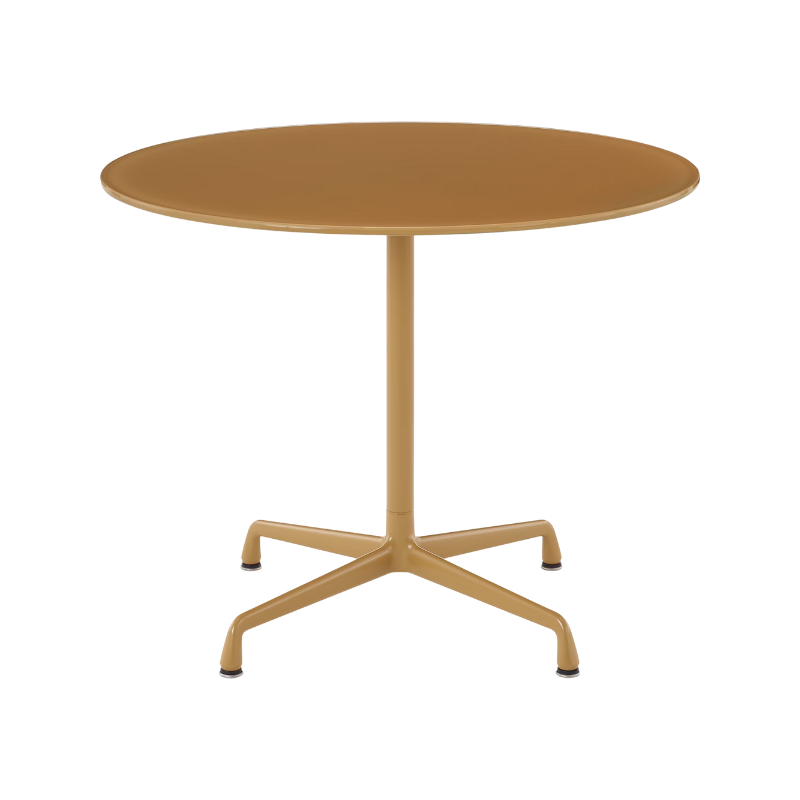 The Eames Dining Table from Herman Miller, designed by Herman Miller x Hay in toffee.
