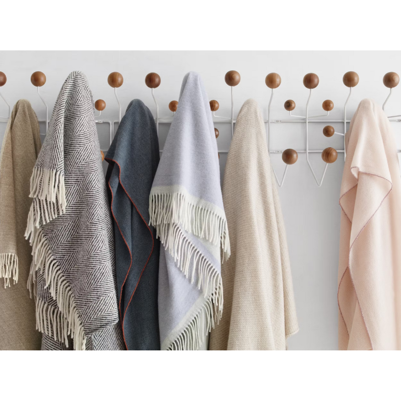 The Eames Hang-It-All from Herman Miller in a linear fashion.