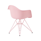 This first-of-its-kind collaboration celebrates Eames classics, reimagined in a fresh palette that’s uniquely HAY. Now made of 100% post-industrial recycled plastic, the iconic Eames Molded Plastic Armchair has been updated in a range of playful colors for mixing and matching.