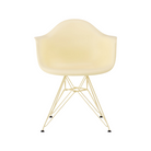 The Eames Molded Plastic Armchair by Herman Miller x HAY in powder yellow.