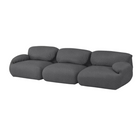 The three seater Luva Modular Sofa from Herman Miller with molecule beck fabric.