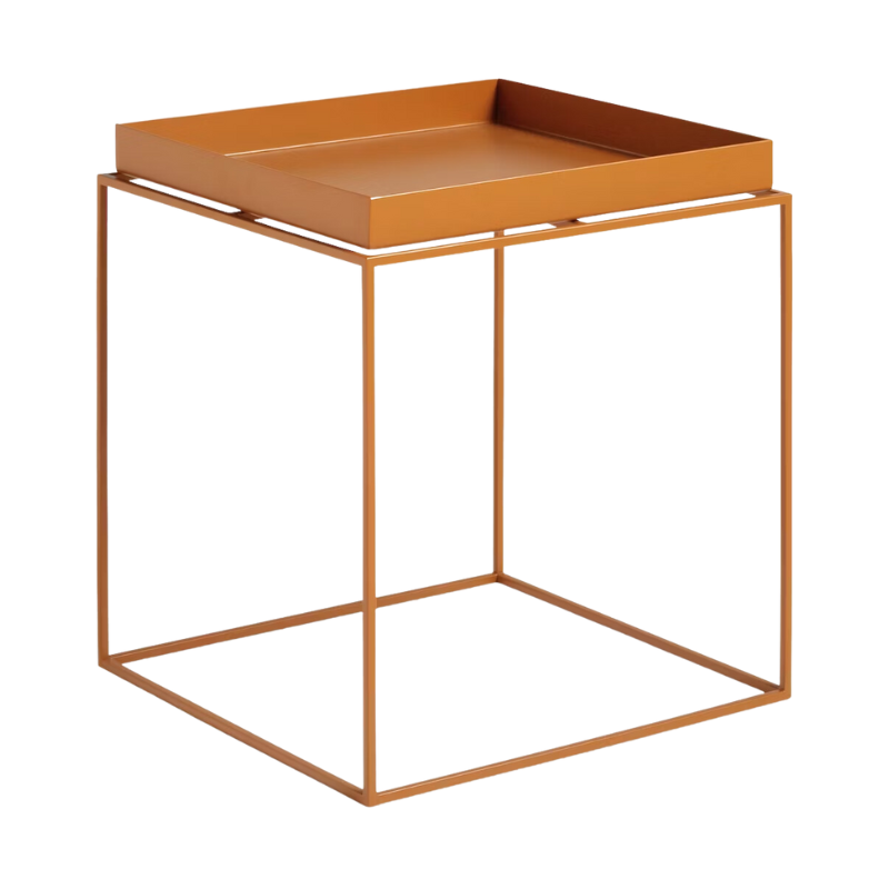 The medium Tray Side Table from Herman Miller in matte toffee.
