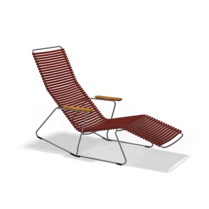 CLICK Sunrocker is a small design experiment that succeeded! You use yourself, your body, as counterpoint and your weight shift determines whether you stay in a sitting or a lying position. Do not touch anything, tear or pull. Just lean forward or back. Sit, lie. That simple.