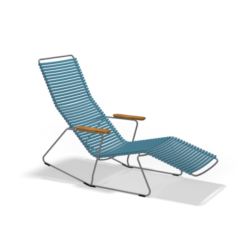 CLICK Sunrocker is a small design experiment that succeeded! You use yourself, your body, as counterpoint and your weight shift determines whether you stay in a sitting or a lying position. Do not touch anything, tear or pull. Just lean forward or back. Sit, lie. That simple.