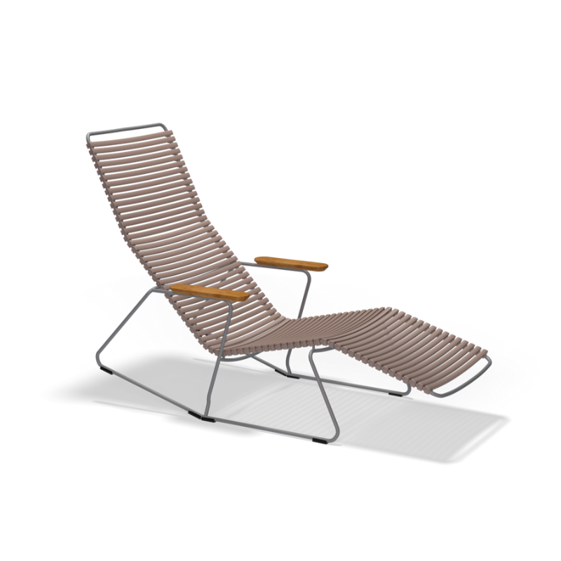 CLICK Sunrocker is a small design experiment that succeeded! You use yourself, your body, as counterpoint and your weight shift determines whether you stay in a sitting or a lying position. Do not touch anything, tear or pull. Just lean forward or back. Sit, lie. That simple.