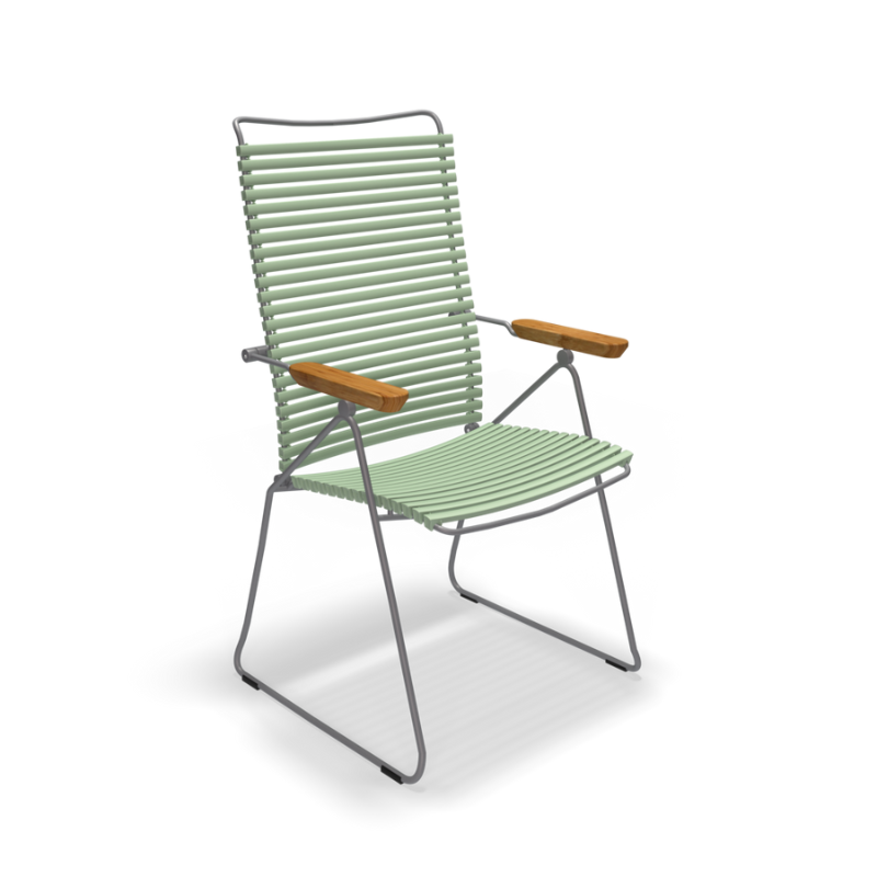 CLICK Position chair with adjustable backrest is made for all of us who just want to sit comfortably. Sit back when you need to relax - or just need to see it all from a distance.