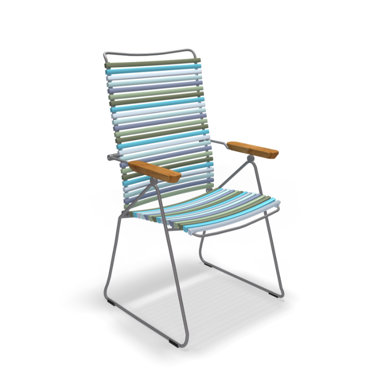 CLICK Position chair with adjustable backrest is made for all of us who just want to sit comfortably. Sit back when you need to relax - or just need to see it all from a distance.