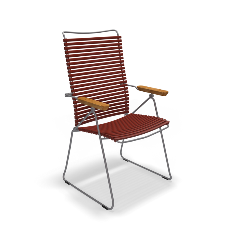 CLICK Position chair with adjustable backrest is made for all of us who just want to sit comfortably. Sit back when you need to relax - or just need to see it all from a distance.