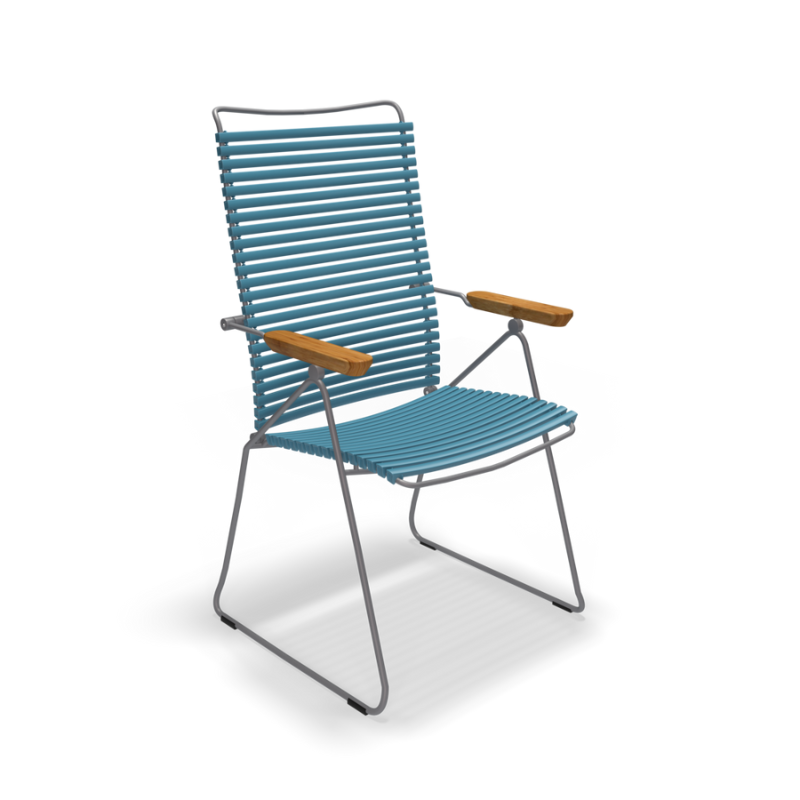 CLICK Position chair with adjustable backrest is made for all of us who just want to sit comfortably. Sit back when you need to relax - or just need to see it all from a distance.