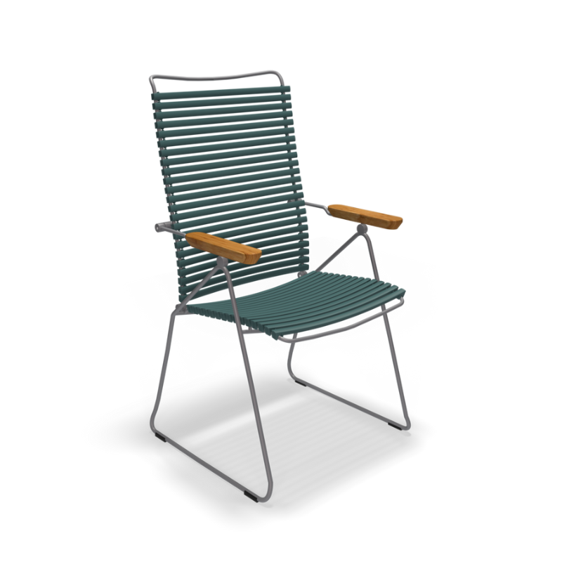 CLICK Position chair with adjustable backrest is made for all of us who just want to sit comfortably. Sit back when you need to relax - or just need to see it all from a distance.
