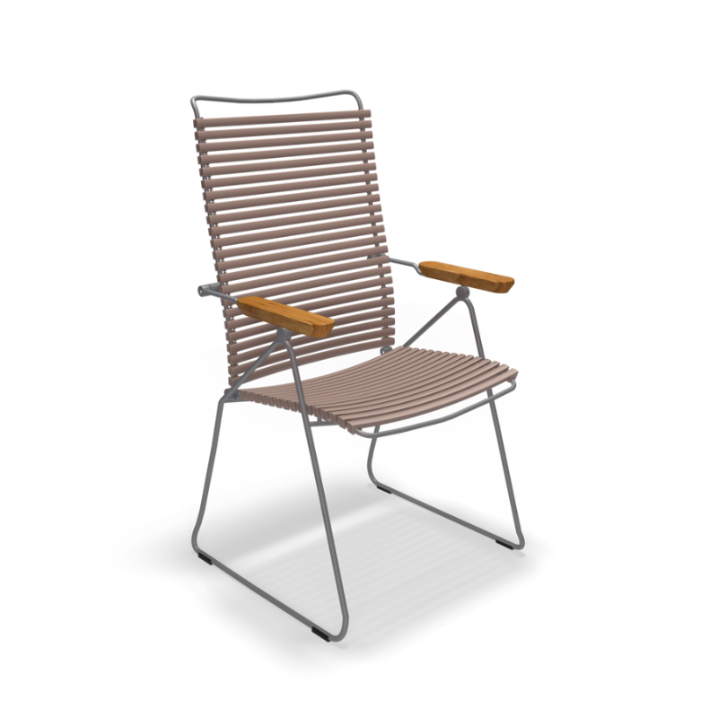 CLICK Position chair with adjustable backrest is made for all of us who just want to sit comfortably. Sit back when you need to relax - or just need to see it all from a distance.