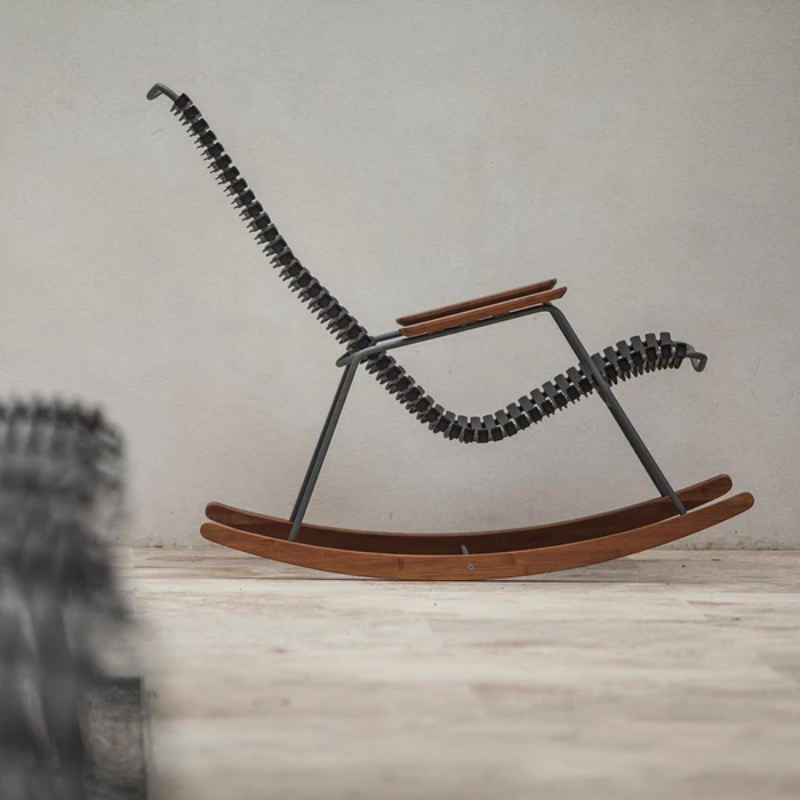 The CLICK Outdoor Rocking Chair offers an irresistible allure that most will find hard to resist. Embrace the comforting sway of the dynamic rocking movements, bringing about a sense of rest and relaxation for your body. 