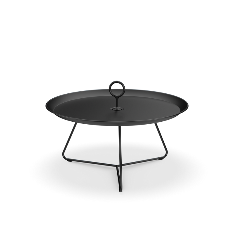 This beautiful, graphic side table can be used in many different ways, individually or in a combination of different sizes and colors. The EYELET Tray tables are easy to move to where they are needed whether it is indoor or outdoor. The EYELET Tray table has a special drain system which keeps the tray free from water after rain. The EYELET Tray table is made in powder coated steel and aluminum with 3 different sizes and 7 different colors.
