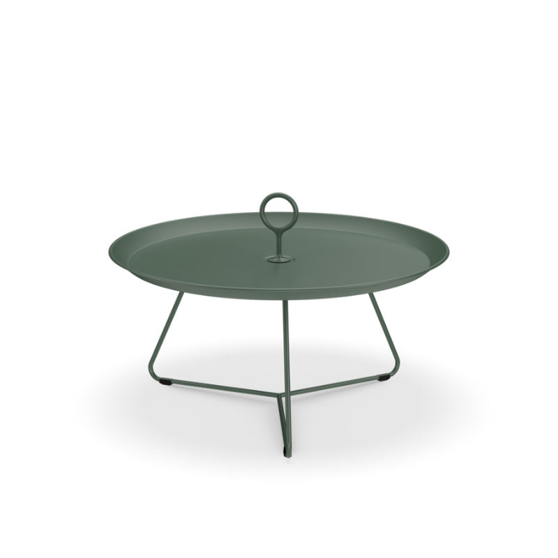 This beautiful, graphic side table can be used in many different ways, individually or in a combination of different sizes and colors. The EYELET Tray tables are easy to move to where they are needed whether it is indoor or outdoor. The EYELET Tray table has a special drain system which keeps the tray free from water after rain. The EYELET Tray table is made in powder coated steel and aluminum with 3 different sizes and 7 different colors.