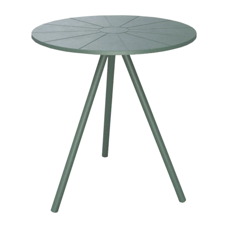 The Nami table is a sustainable and stylish table made from recycled Danish household plastic. The table top is made in Denmark and contains 97% recycled plastic, making it a great way to reduce waste and help the environment. The table is also weather-resistant and easy to clean, making it perfect for indoor or outdoor use.