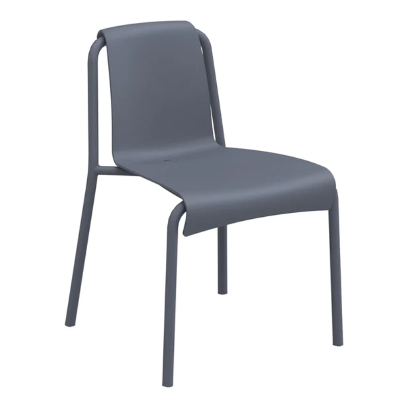  The elegant curve in the NAMI dining chair leads the mind to a wave that washes over the beach. NAMI means wave, and emphasizes the organic expression found in this elegant garden chair. The design is based on the forces and lines of nature, and finds its natural place outdoors.