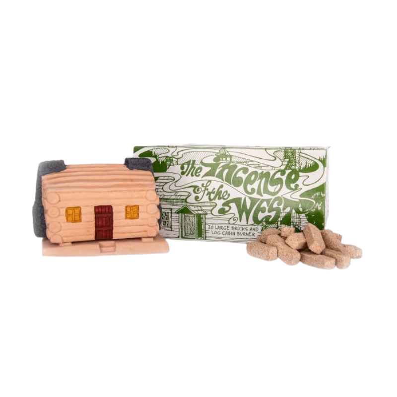 The entire box and content when your order the Log Cabin Incense Burner from Inscents.