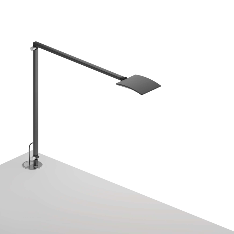 Delivering a phenomenal 99 lumens per watt, Mosso Pro changes light colors from warm to cool and anything in between. An intuitive built-in touchstrip allows for effortless continuous dimming. A built-in occupancy sensor ensures no energy is wasted lighting up a vacant desk. Mosso Pro comes standard with a USB port for charging smartphones or other compatible devices. With Mosso Pro, anything is possible.