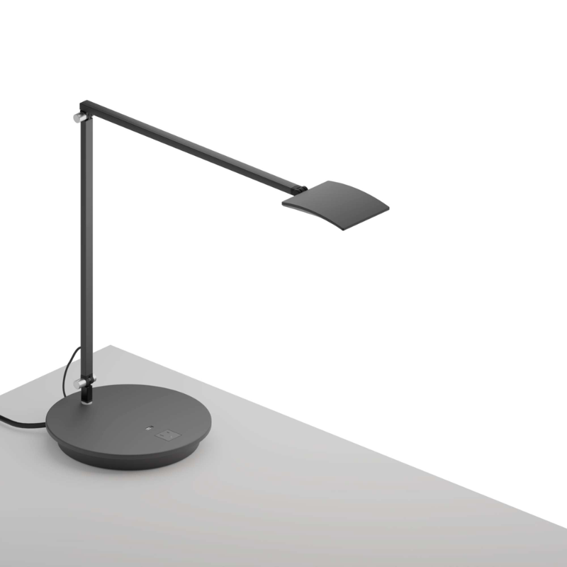 Delivering a phenomenal 99 lumens per watt, Mosso Pro changes light colors from warm to cool and anything in between. An intuitive built-in touchstrip allows for effortless continuous dimming. A built-in occupancy sensor ensures no energy is wasted lighting up a vacant desk. Mosso Pro comes standard with a USB port for charging smartphones or other compatible devices. With Mosso Pro, anything is possible.