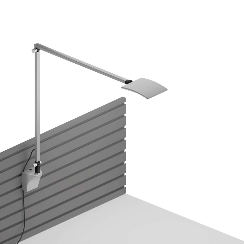 Delivering a phenomenal 99 lumens per watt, Mosso Pro changes light colors from warm to cool and anything in between. An intuitive built-in touchstrip allows for effortless continuous dimming. A built-in occupancy sensor ensures no energy is wasted lighting up a vacant desk. Mosso Pro comes standard with a USB port for charging smartphones or other compatible devices. With Mosso Pro, anything is possible.