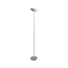 The Royyo Floor Lamp from Koncept with the silver body and silver base.