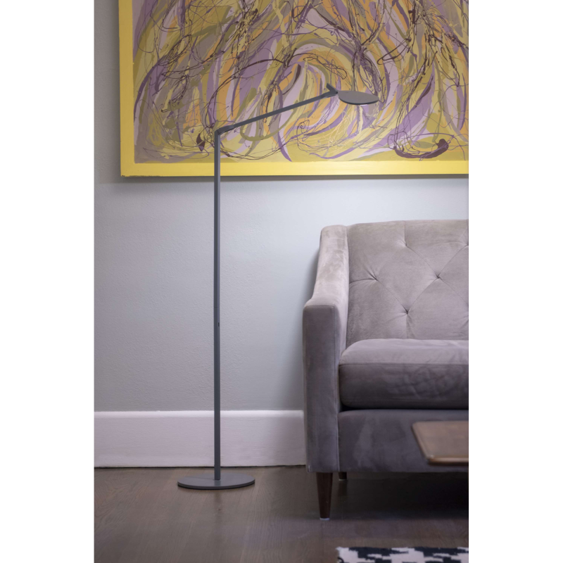 The Splitty Floor Lamp from Koncept in a home.