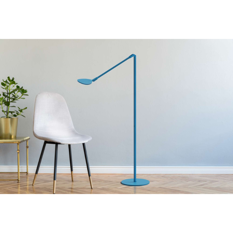 The Splitty Floor Lamp from Koncept in a lounge.