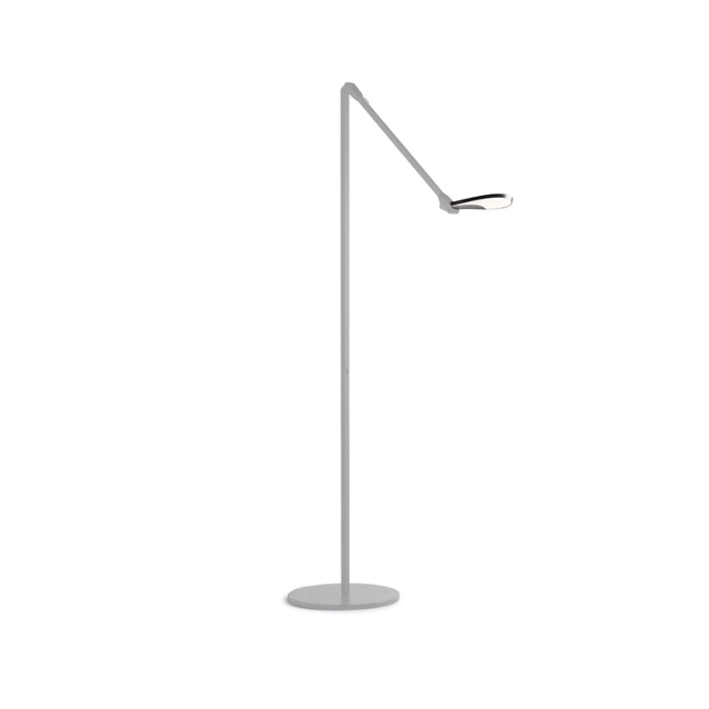 The Splitty Floor Lamp from Koncept in silver.