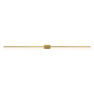The Z-Bar Wall Sconce from Koncept in gold and 60 inch size.
