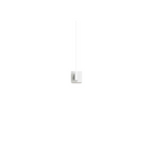 The Z-Bar Wall Sconce from Koncept in the 24" size with the end mount, with matte white finish.