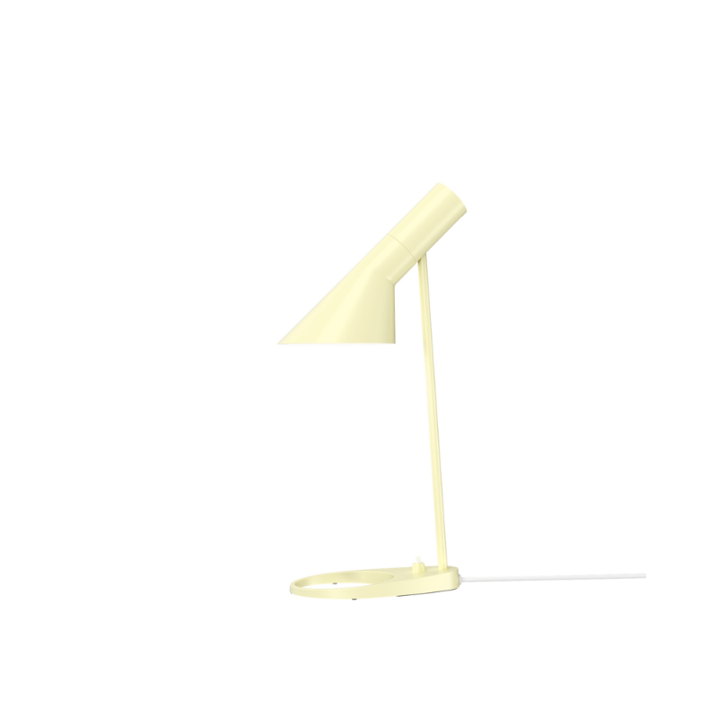 Arne Jacobsen designed the AJ Lamp for the SAS Royal Hotel in Copenhagen (Radisson Collection) in 1957. The profile of the AJ Lamp with its straight lines and its combination of oblique and right angles is not only seen as a formal parallel to the profile of the Series 3300 seats but also to the geometric profiles of his buildings.