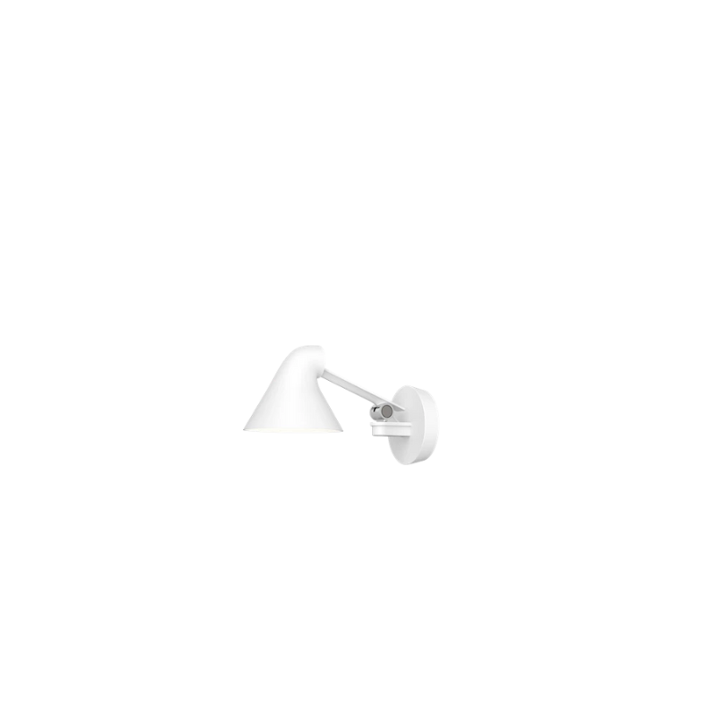 The NJP series was designed by Oki Sato, with the intention of producing a new interpretation of the classic anglepoise lamp. The NJP Wall lamp’s flexible head and arms provide exceptional adjustability, which is often lacking in standard wall lights. One refined yet practical detail is the fixture's chimney-shaped head, which reflects some of the light through the rear.