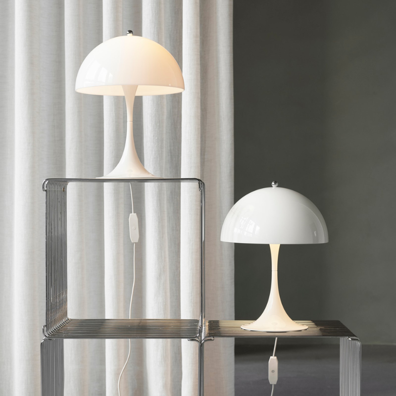 Buy Louis Poulsen Panthella floor lamp White by Verner Panton