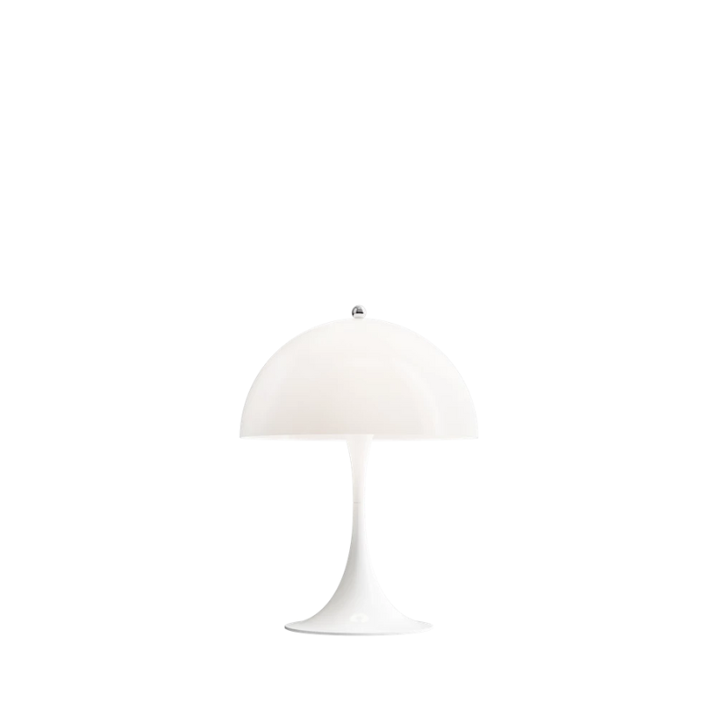 The Panthella Mini Table Lamp is the downscaled version of Verner Panton's classic Pantella Table Lamp created in collaboration with Louis Poulsen in 1971.