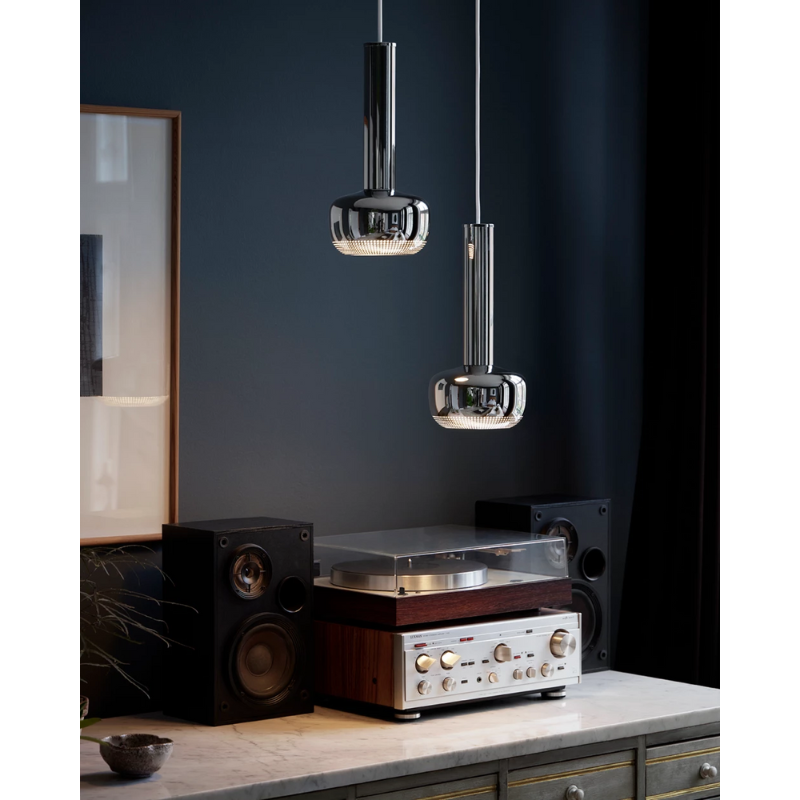 The well-known functionalist architect, Vilhelm Lauritzen designed the VL 56 Pendant for Folkets Hus, in Vesterbro Copenhagen. Originally designed and built for the Danish Labour Movement, the building opened in 1956 and is now used as a concert hall, called Vega. 