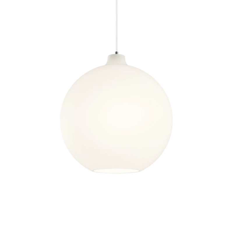 Designed by Danish architect Vilhelm Wohlert, the Louis Poulsen Wohlert Pendent features a simple and timeless globe design. 