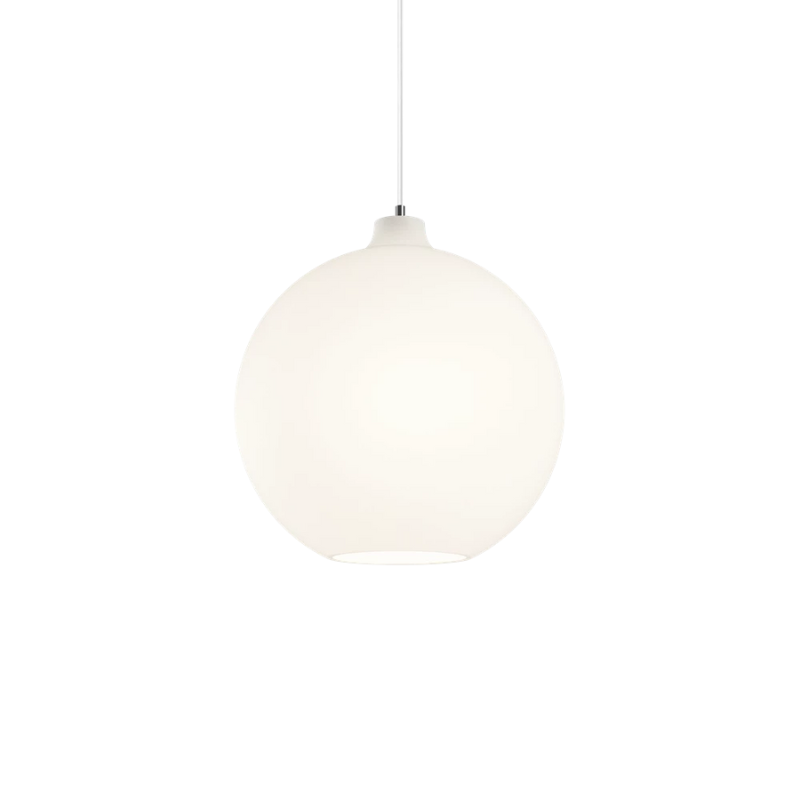 Designed by Danish architect Vilhelm Wohlert, the Louis Poulsen Wohlert Pendent features a simple and timeless globe design. 
